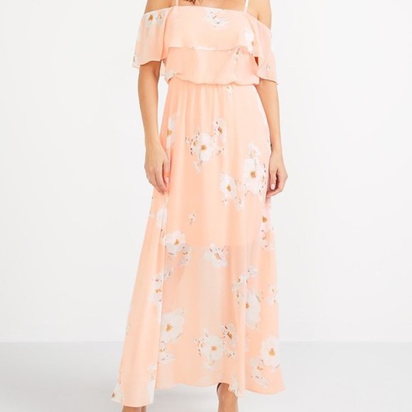 Floral Peach Maxi Dress XXS, Reitmans - Picture 10 of 10